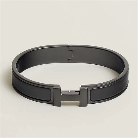 hermes braclet black|hermes black leather bracelets.